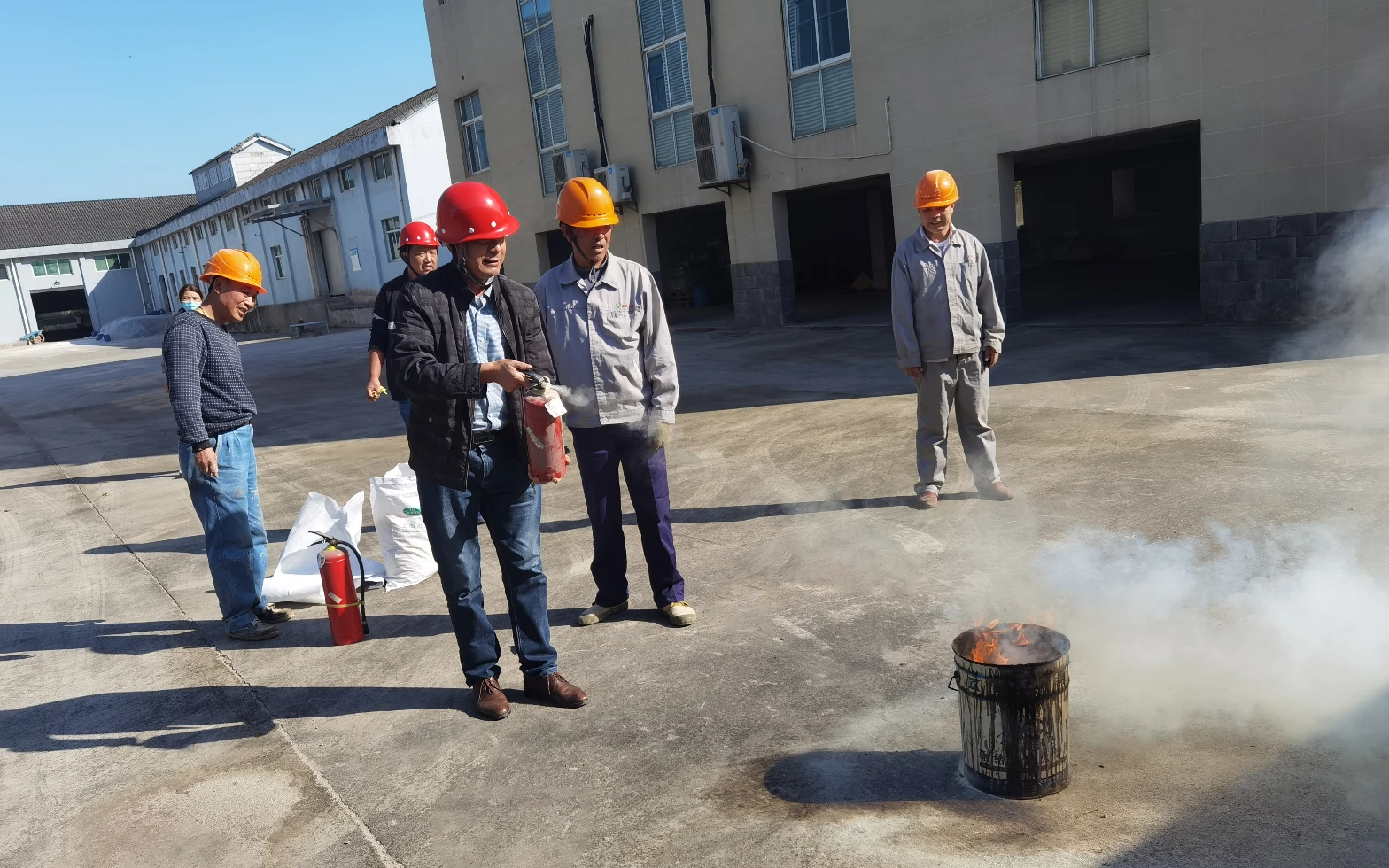 长安仁恒消防应急演练